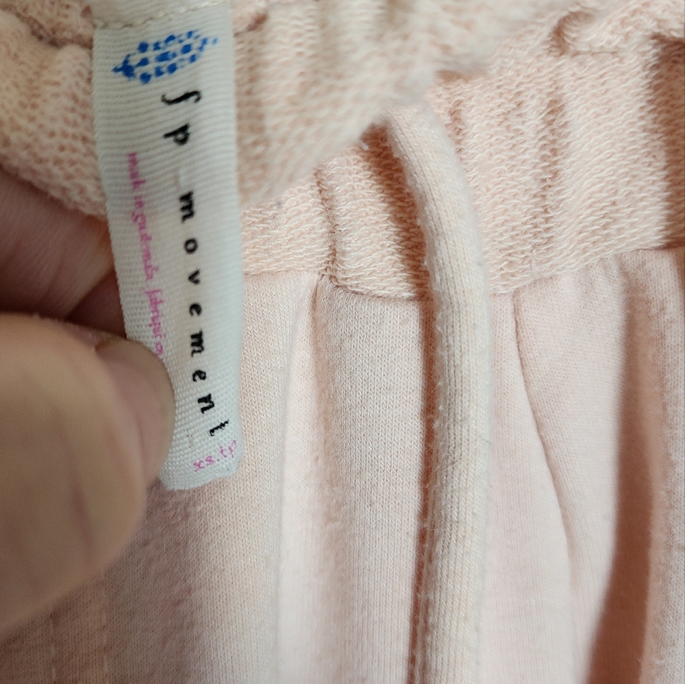 GUC- Free People Movement. Light(pale) peach . Size XS. Drawstring joggers! - Picture 7 of 8